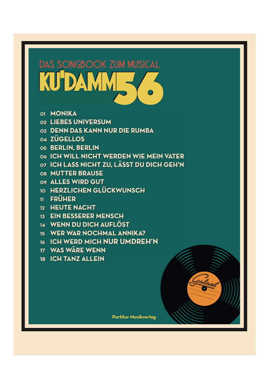Ku'Damm 56 - Das Musical - Songbook